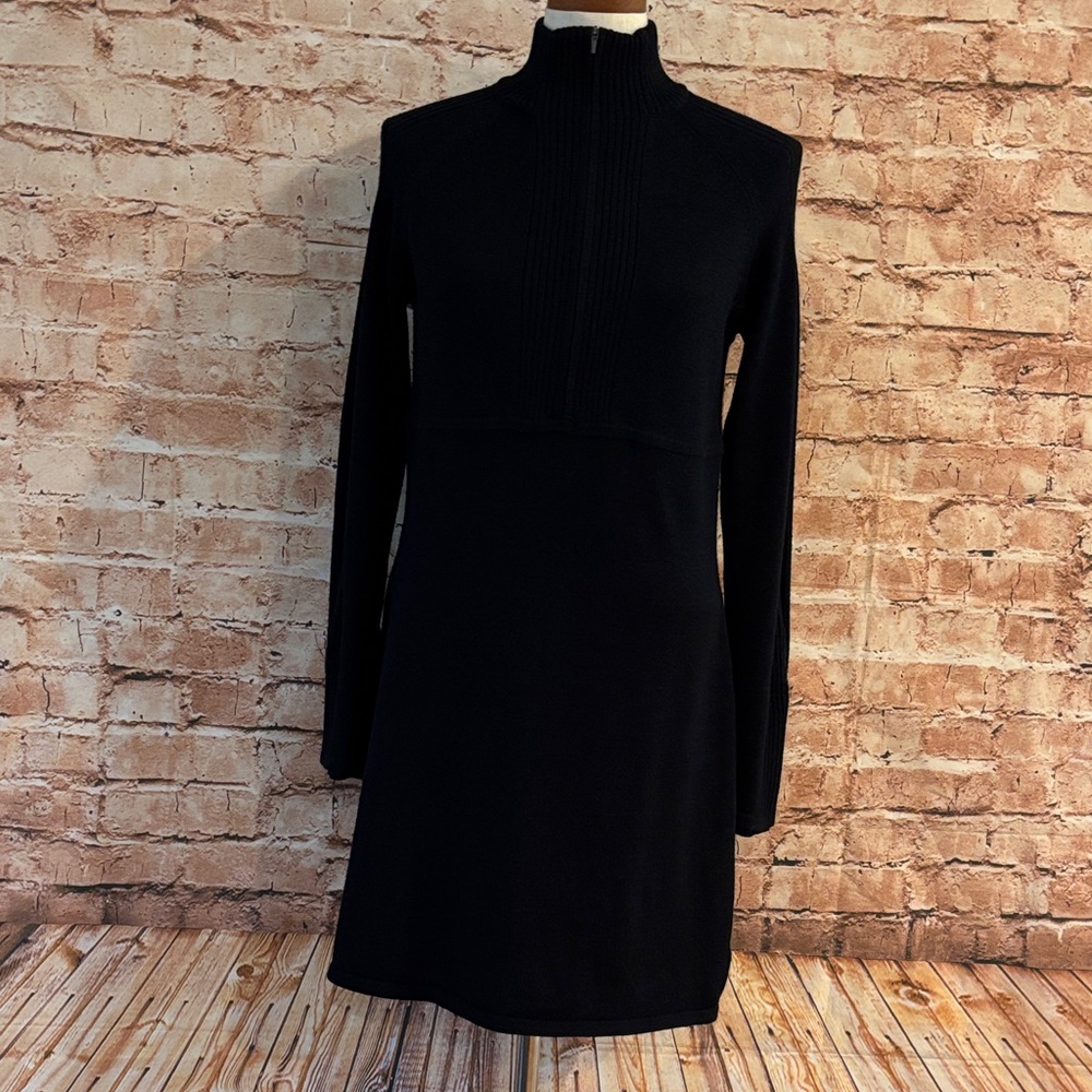 Athleta “Olympia” sweater dress in black - Picture 3 of 15